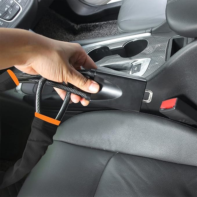 Seguro de Volante con cable de Acero